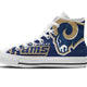 los angeles rams mens high top sneakers high top