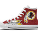 washington redskins mens high top sneakers high top