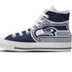 seattle seahawks mens high top sneakers high top