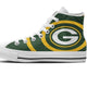 green bay packers mens high top sneakers high top 1