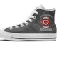 firefighters husband mens high top sneakers high top