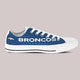 denver broncos mens low cut sneakers cut