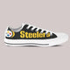 pittsburg steelers mens low cut sneakers cut 1
