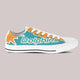 miami dolphins mens low cut sneakers cut