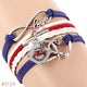 cleveland indians infinity love bracelet