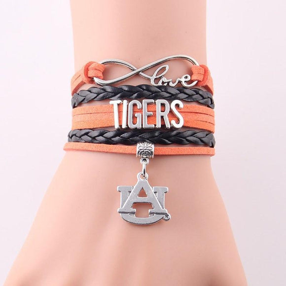 auburn tigers infinity love bracelet free
