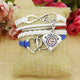 chicago cubs infinity love bracelet