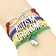 Infinity Love Autism Mom or Mum Grandma Nana Aunt Sister Awareness Charm yours FREE