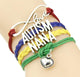 Infinity Love Autism Mom or Mum Grandma Nana Aunt Sister Awareness Charm yours FREE