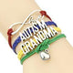 Infinity Love Autism Mom or Mum Grandma Nana Aunt Sister Awareness Charm yours FREE