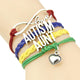 Infinity Love Autism Mom or Mum Grandma Nana Aunt Sister Awareness Charm yours FREE