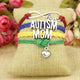 Infinity Love Autism Mom or Mum Grandma Nana Aunt Sister Awareness Charm yours FREE