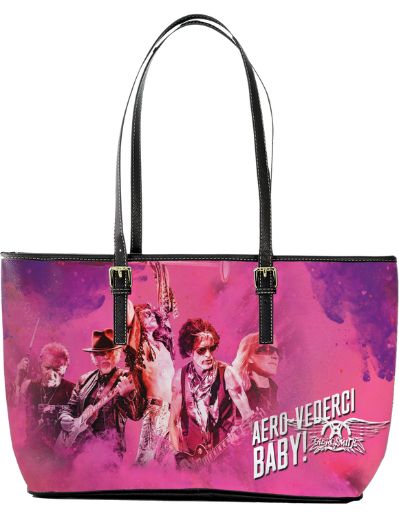 Aerosmith Large Leather Tote