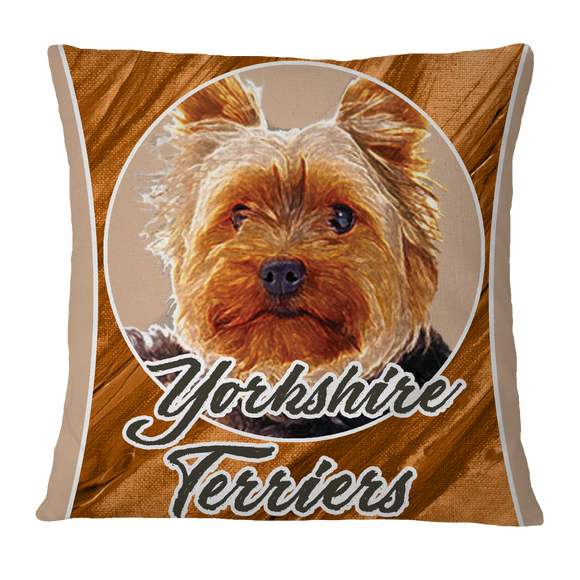 Yorkshire Terriers Pillow
