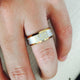 18K Gold & Silver Jesus Ring - Special Design Jewelry - 5