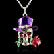 Skull Rose Necklace