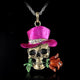 Skull Rose Necklace