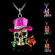 Skull Rose Necklace
