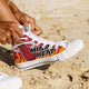 miami heat ladies high top sneakers