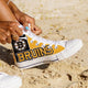 boston bruins ladies high top sneakers
