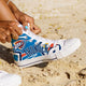 oklahoma city thunder ladies high top sneakers