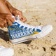 golden state warriors ladies high top sneakers