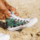 joe namath ladies high top sneakers