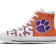 clemson tigers ladies high top sneakers