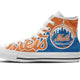 new york mets ladies high top sneakers