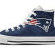 new england patriots ladies high top sneakers