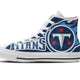 tennessee titans ladies high top sneakers