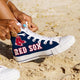 boston red sox ladies high top sneakers