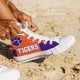 clemson tigers ladies high top sneakers