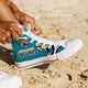 jacksonville jaguars ladies high top sneakers