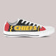 kansas chiefs ladies low cut sneakers